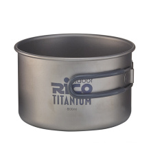 High Quality Titanium Camping Pot 800ml